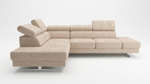 Luxury furniture corner sofa L shape couch design upholstery fabric sofas wood set