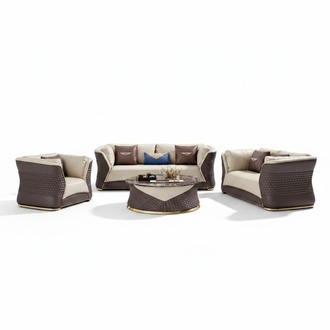 Luxury furniture sofa set couch sofa upholstery 3+2+1 seater with coffee table couches
