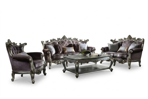 Luxury Furniture Sofa Set Couch Upholstery 3+2+1 Seater with Coffee Table Couches