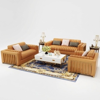 Luxury Leather Sofa Couch Living Set Design Modern Sofas Sofa 3+2+1 New