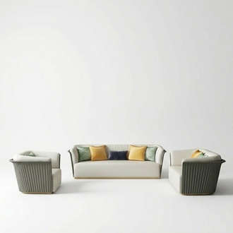 Luxury leather textile couch upholstery seat 3+2 set living room set sofa designer
