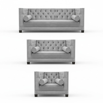 Luxury Living Room Modern Sofa Set 2x Sofas New Armchair Sets