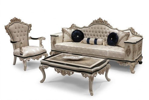 Luxury living room couch set 3+1 with coffee table Sofa set Sofa couches