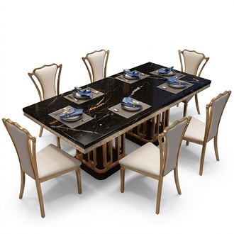 Luxury Modern Marble Style Dining Table Furniture Tables Dining Room Design Kitchen