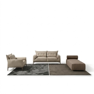 Luxury sofa set 2+1 seat sofa sofas armchairs leather 2pcs PRIANERA