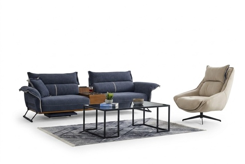 Luxury set sofa set 4 + 1 seater sofa sofas armchair fabric 2 pieces. sets