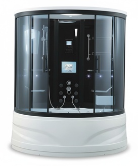 Luxury shower cabin wellness shower shower cabin comfort shower shower box 180x130 cm