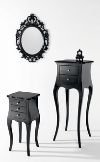 Luxury side table coffee table living room black table classicе