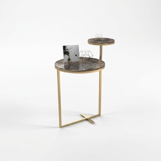 Luxury side table designer stainless steel tables living room coffee table new