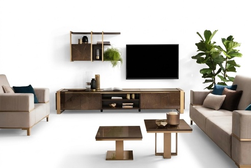 Luxury Sideboard tv Lowboard rtv xxl cabinet table living room Wooden rtv Hotel New
