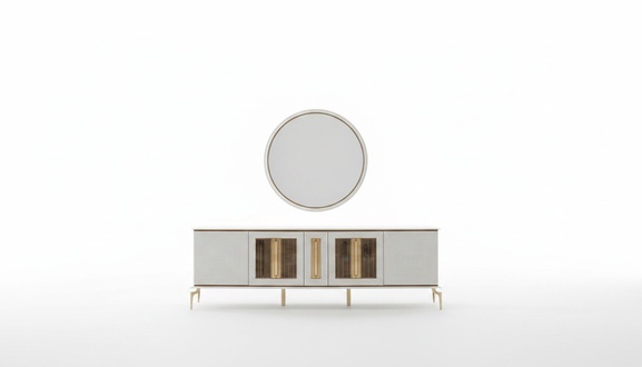 Luxury sideboard xxl chest of drawers 240cm cabinet chests of drawers sideboard Big 2tlg