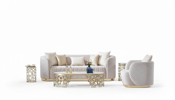 Luxury sofa couch 3+1 furniture couches sofa set Chesterfield 2 pieces.