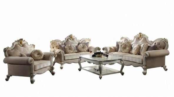 Luxury Sofa Design Couch Upholstery Classic Furniture 3 Seater Three-Seater Chesterfield