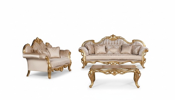 Luxury Sofa Set 3+3 Seater Сouchtable Set Sofa Armchair Sofas 2pcs.