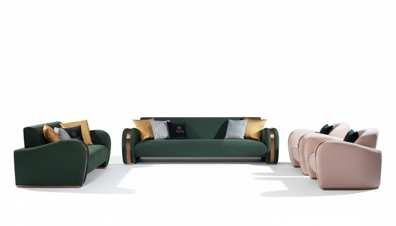 Luxury Sofa Set 4pcs Sofa Leather Sofa Upholstery Chesterfield Couch Sofas New