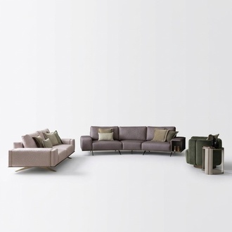 Luxury sofa set living room 5+3+1 seating fabric sofa big sofa couch sets