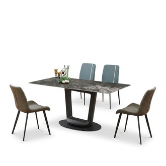 Luxury Dining Table Design Stainless Steel Furniture Dining Room 180x90 Premium Materials New