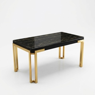 Luxury Tables Dining Room Table Modern Metal Dining Room Table Furniture Gold Stainless Steel