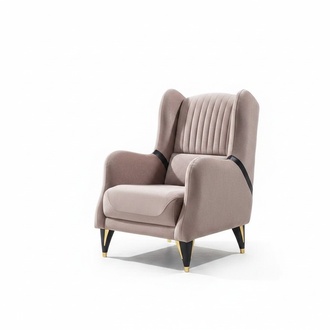 Luxury textile furniture armchair living room modern design upholstered furniture