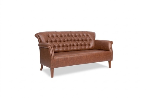 Luxury Three Seater Chesterfield Couch Brown Seating Furniture Sofas