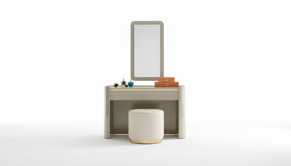 Luxury Dressing Table Mirror Stool Complete Set Dresser Bedroom New Console