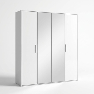 Luxury Wardrobe 4 Doors Wardrobe Modern Wardrobes Wood Design Furniture