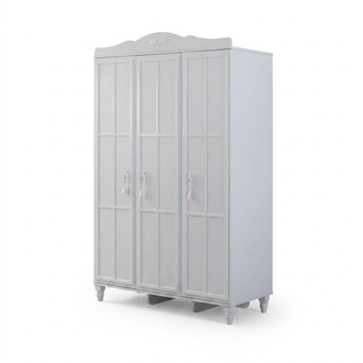 Luxury wardrobe children\'s wardrobe wooden cabinet cupboard white wood