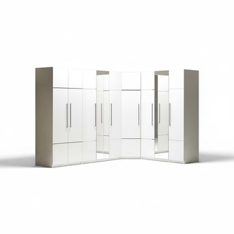 Luxury wardrobe corner cabinet white cabinet wooden wooden cabinet bedroom