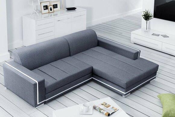 Sofa Sleeper Sofa Designer Sofa with Bed Function + Bed Drawer Corner Sofa Couch NEW MARTIN