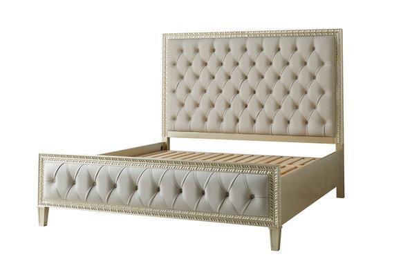 Beds Luxury Bed Hotel Royal Furniture Fabric Design Furnishings Upholstered Bed Frame