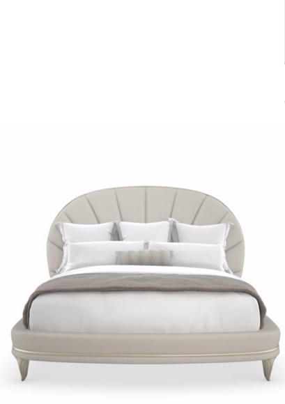 Luxury Bed Hotel Royal Furniture Fabric Beds Design Furnishings Upholstered Bed Frame