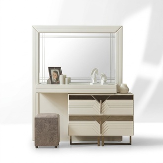 Dressing table Dressing table Console table Wood Bedroom Chest of drawers White