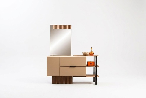 Dressing Table Dressing Table Console Table Wood Bedroom Beige Modern