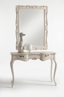 Dressing table, dressing table, cosmetic table, chest of drawers with mirror, shelves, consoles, new