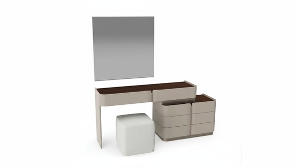 Dressing table mirror chic white stool complete set bedroom new 3 pieces