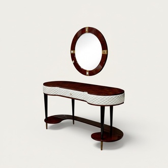 Dressing Table Mirror Luxury Console Dresser Bedroom Dressing Table Chests of Drawers