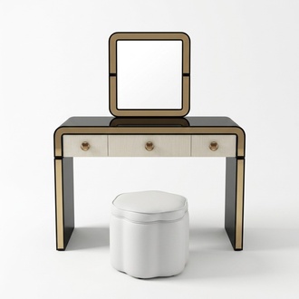 Make-up tables Console table Designer wood chest of drawers Secretary cabinet + stool