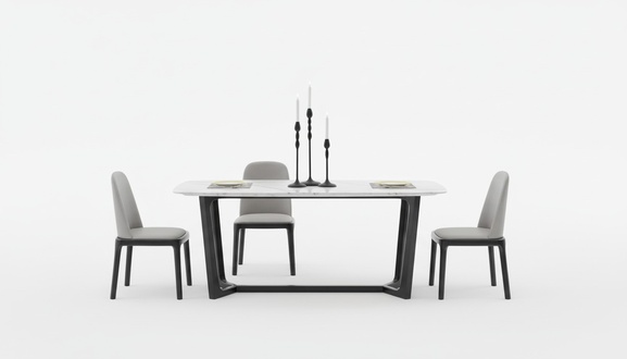 Marble dining table wood tables designer furniture living room new 3 sizes available!