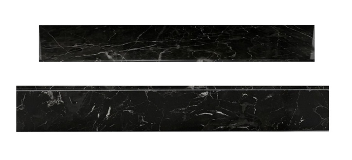 Marble floor 35m² set floor natural stone luxury tiles stone marble dark emperador