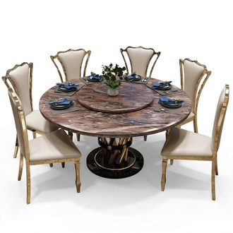 Marble Style Kitchen Modern Dining Table Tables Dining Room Luxury Furniture Design