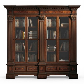 Medieval Style Cabinet Showcase Italian Furniture Cabinets Shelf Solid