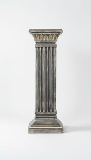 Design antique roman column stand statue made of acrylic/stucco material, model - 1050