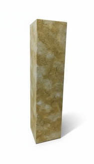 Decorative floor stand in ancient marble column style with natural obsolescence