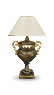 Antique greek style design vase figure acrylic table lamp XXL 84cm high new