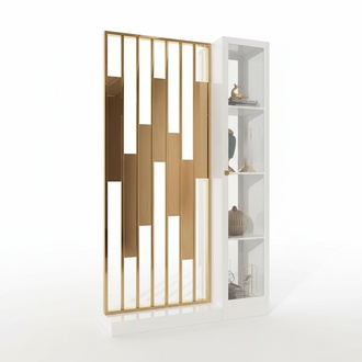 Metal Shelf Divider Designer Luxury Shelves Furniture Style Cabinet Metal Wall New