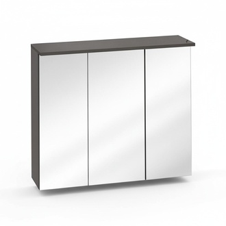 Cabinet Bathroom Cabinet with Mirror 80 cm Mirror Cabinet Wall LED Lighting