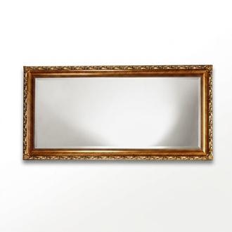 Mirror Real Wood Handmade Wooden Frame Wall Mirror Wooden Frame 181x91 Baroque