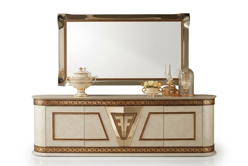 Mirror wall mirror hallway mirror bathroom hallway wood wall decoration mirror baroque