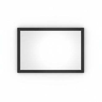 Modern style made of real wooden gloss frame rectangular wall mirror 90x60cm size