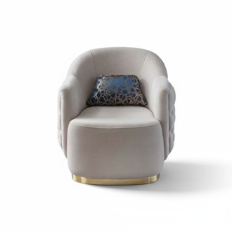 Modern 2x Armchairs Upholstered Design Luxury Modern Single Seater Chair